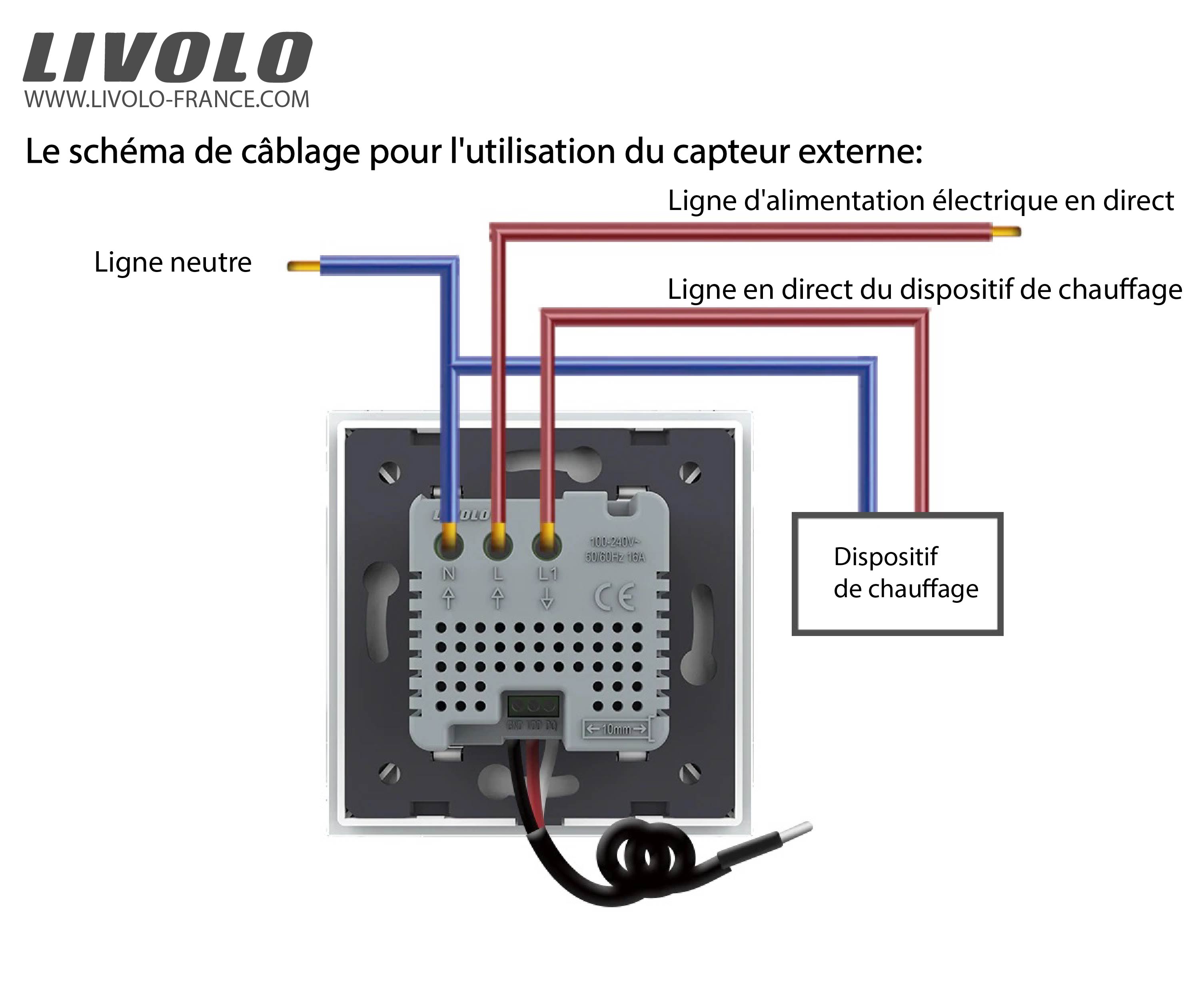 thermostat relais externe